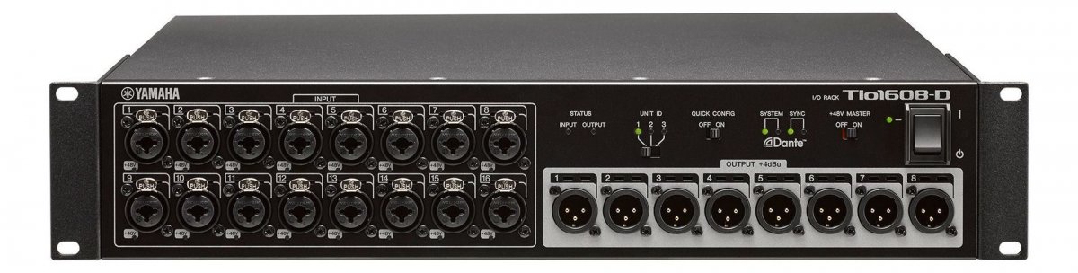 Блок ввода/вывода для пультов TF-серии Yamaha Tio1608-D